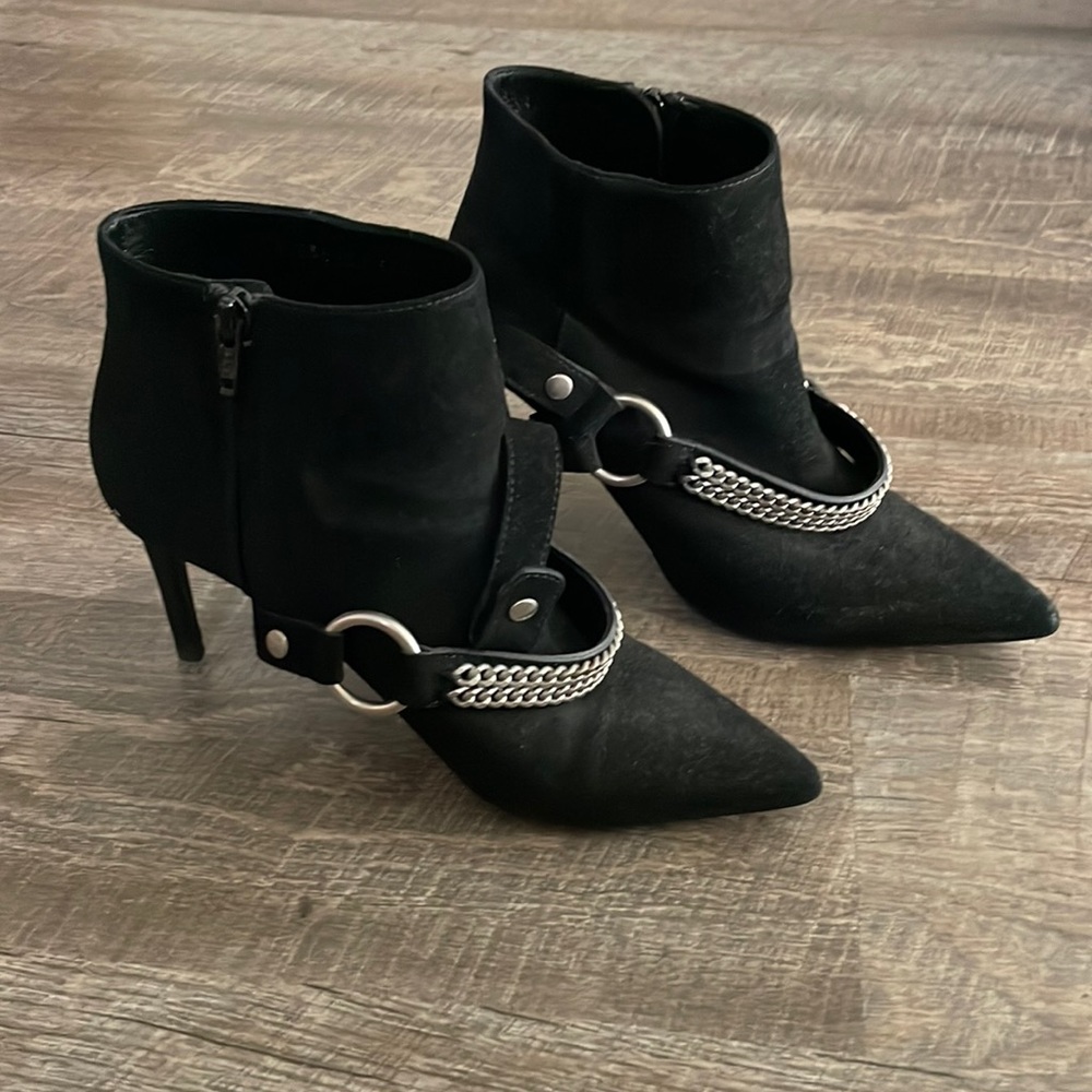 Saint Laurent Ankle Suede Boots
